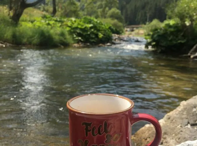 къща край реката -